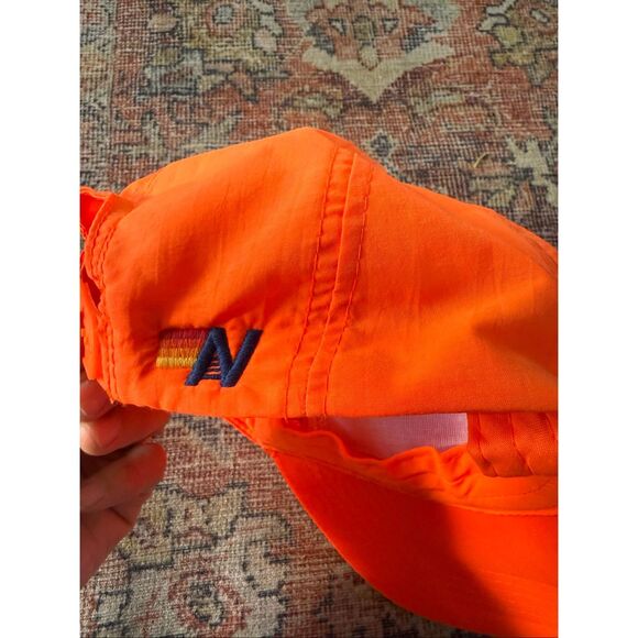 Aviator Nation Bolt Heart Vintage Nylon Trucker Hat - Neon Orange main image 4
